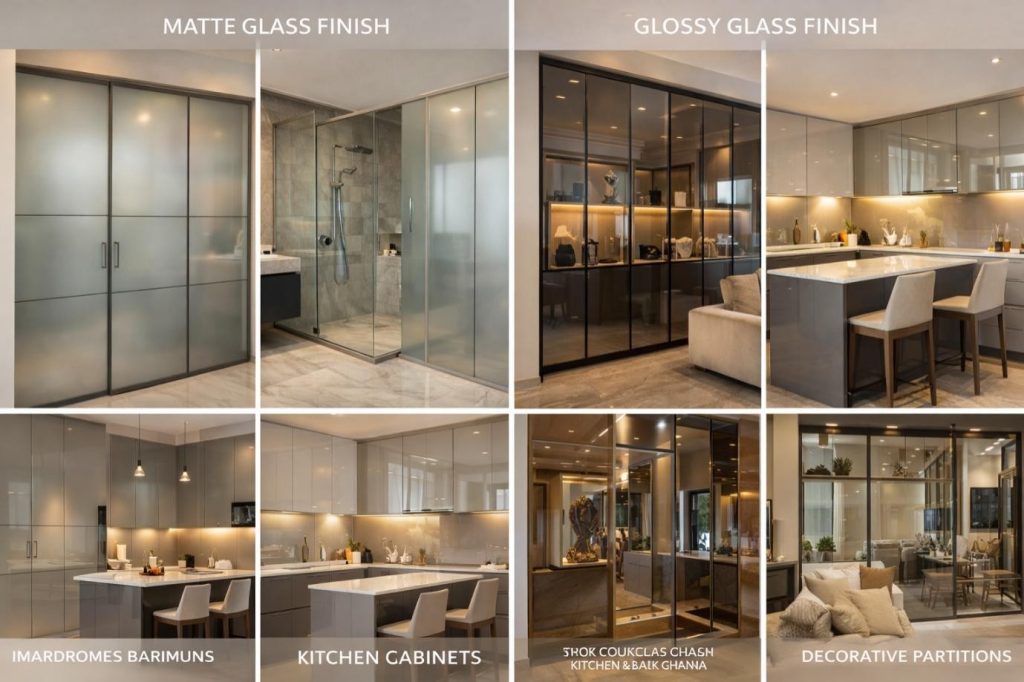 Matte Glass vs Glossy Glass: Choosing the Right Finish